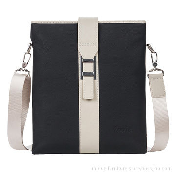 Fashion New Genuine Leather Men's Message Handbag, OEM/ODM Orders are Welcome, Customized LogosNew